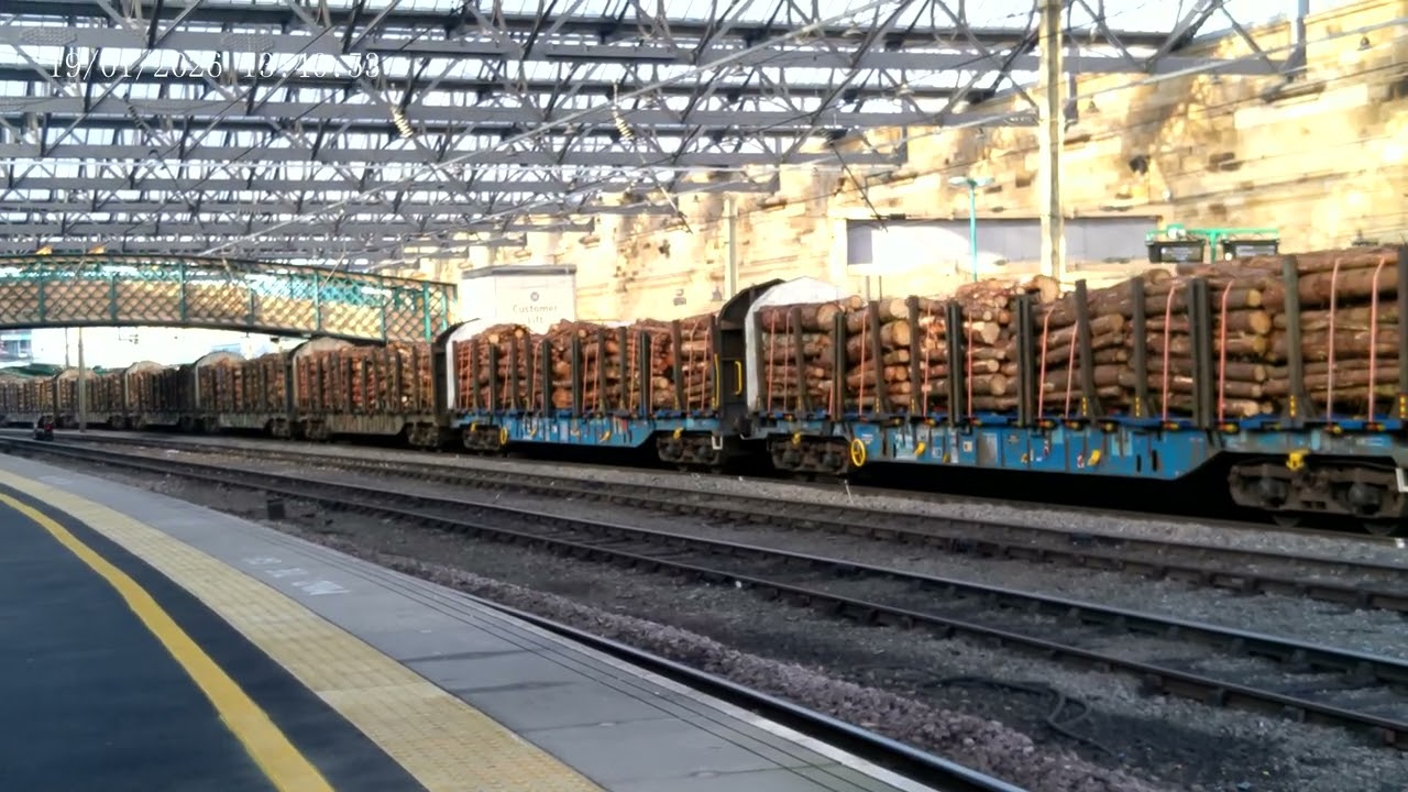 6J37 1248 Colas 70815 Carlisle Yard Colas Rail to Chirk Kronospan Colas Rail