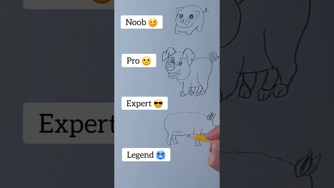Drawing a pig 🐷