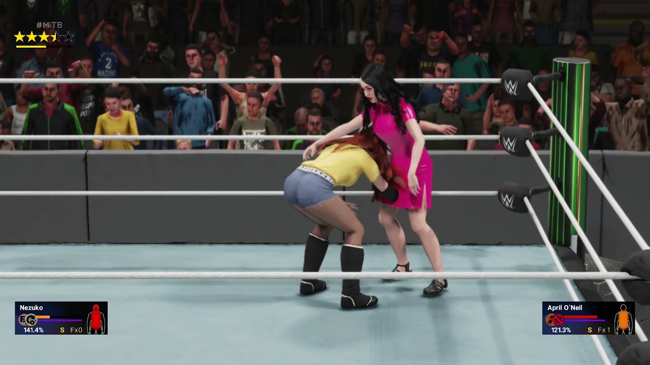 WWE 2K19 Nezuko VS April O' Neil