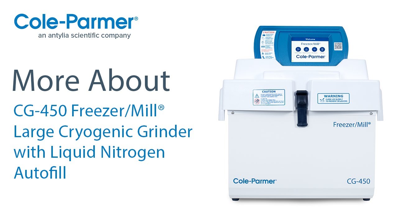 CG-450 Freezer/Mill&reg; - High-Capacity Cryogenic Grinder with Liquid Nitrogen Autofill