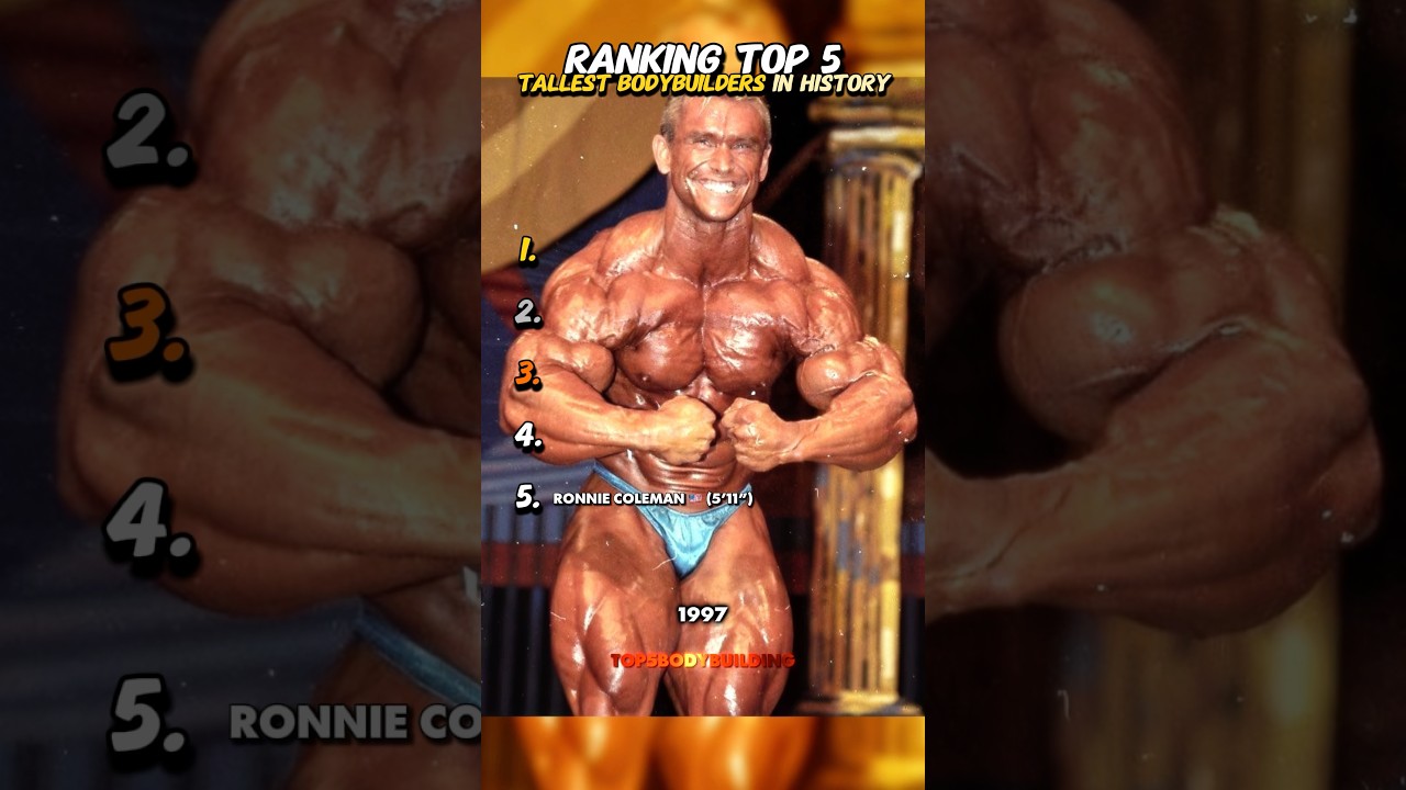 Ranking the Top 5 TALLEST Bodybuilders in Mr. Olympia History! 🏅⭕️| #bodybuilding #mrolympia #gym