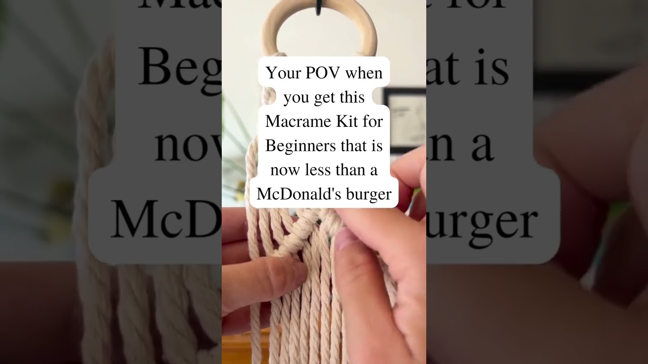 You can learn macrame or give a great gift for your favorite DIY friends 😉 #gifts #makinghome