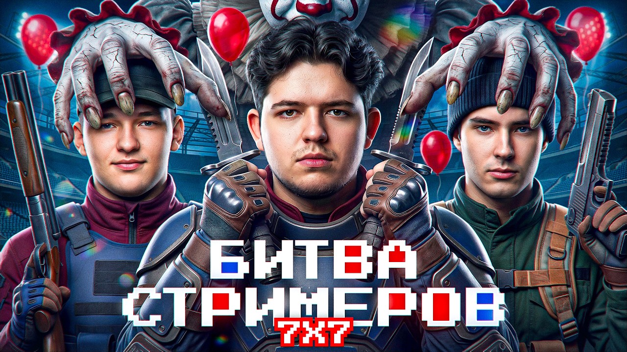 STREAMERS BATTLE 7х7 - ISERVERI Team vs LEBWA Team. День 3.