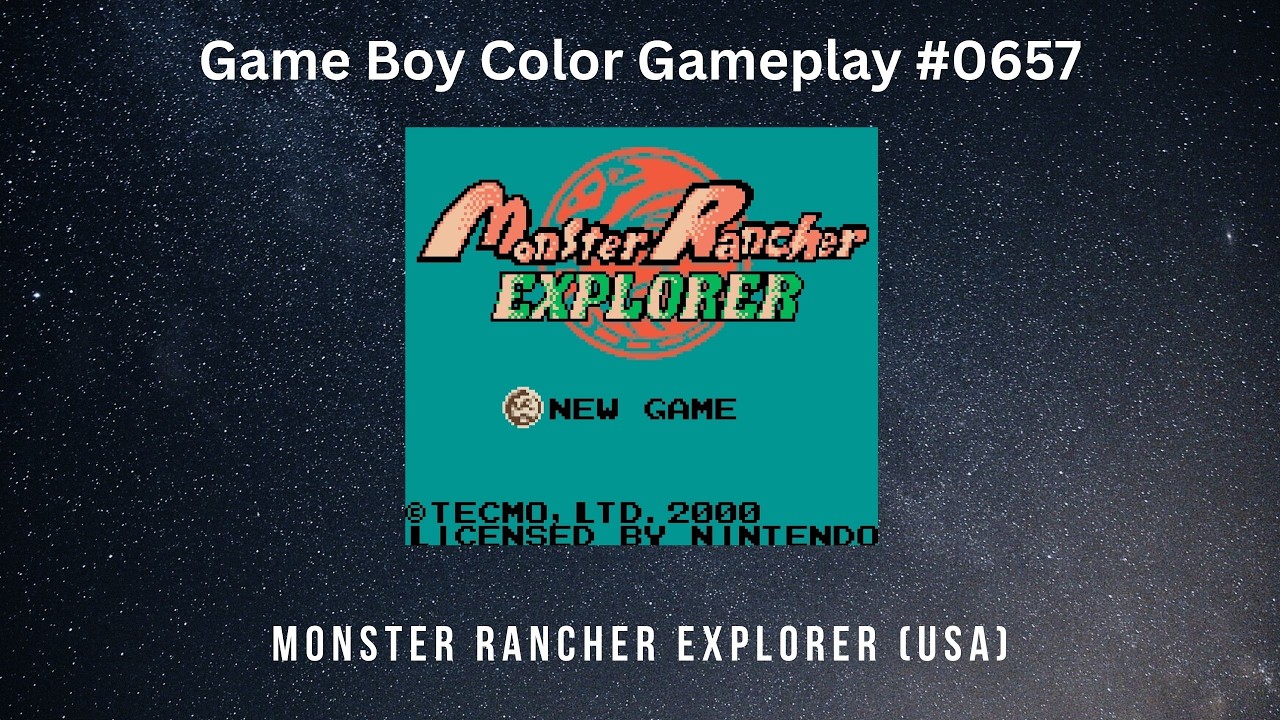 Monster Rancher Explorer (USA) (Game Boy Color / Gameplay #0657)