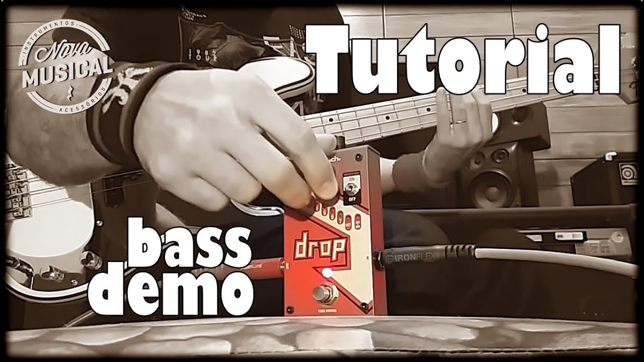 Digitech Pedal The Drop Polyphonic - Drop Tune no Contrabaixo