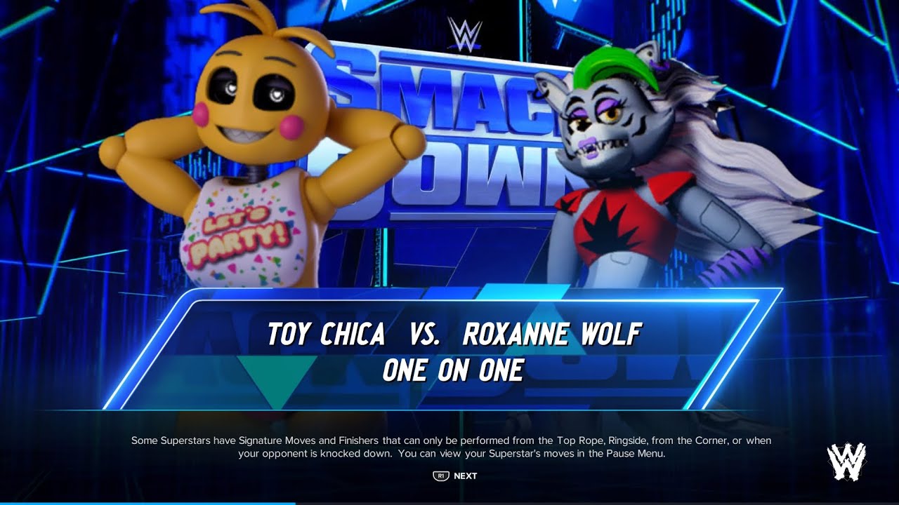 WWE 2K24 TOY CHICA VS ROXANNE WOLF
