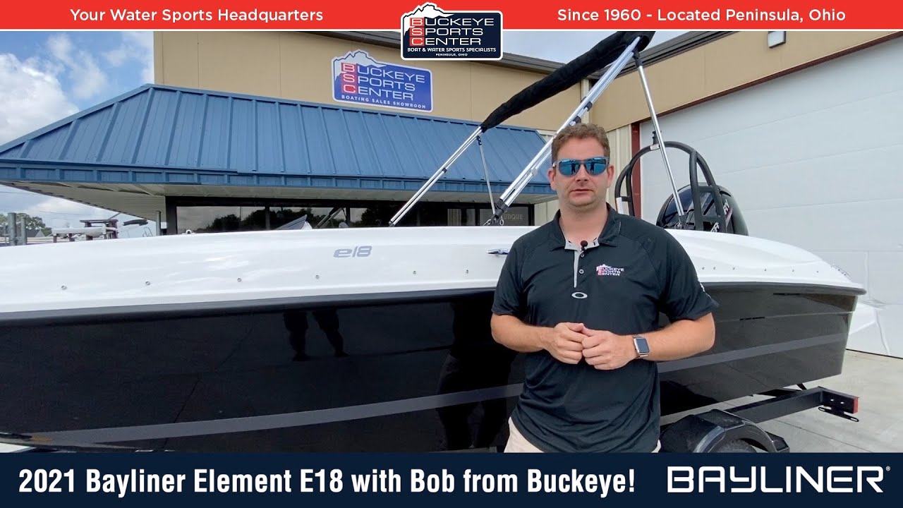 2021 Bayliner Element E18 Walk Around Details With Bob