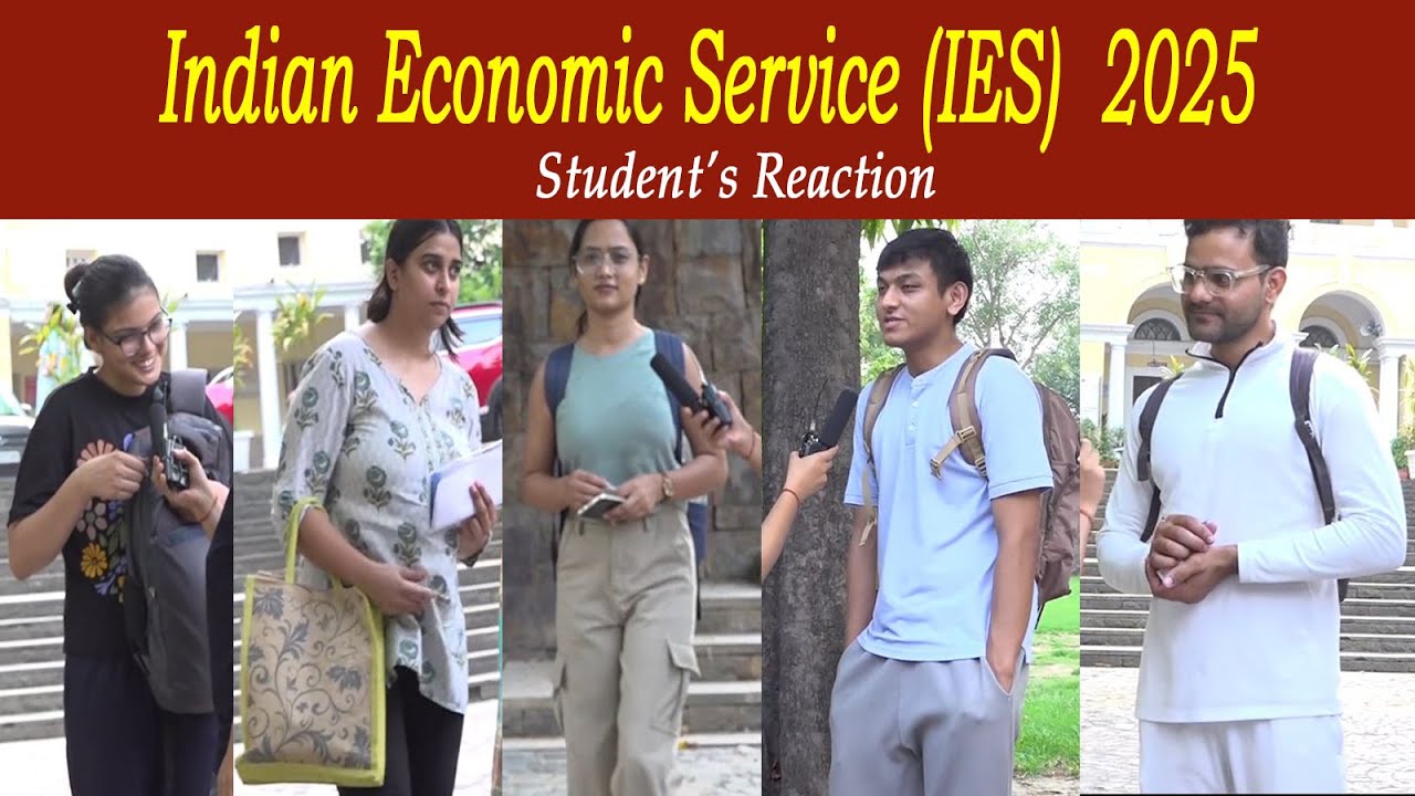 Indian Economic Service Exam 2025 Student's Reaction || BLISS POINT STUDIES