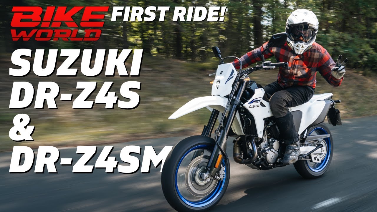 SUZUKI DR-Z4S & DR-Z4SM | LAUNCH FIRST RIDE