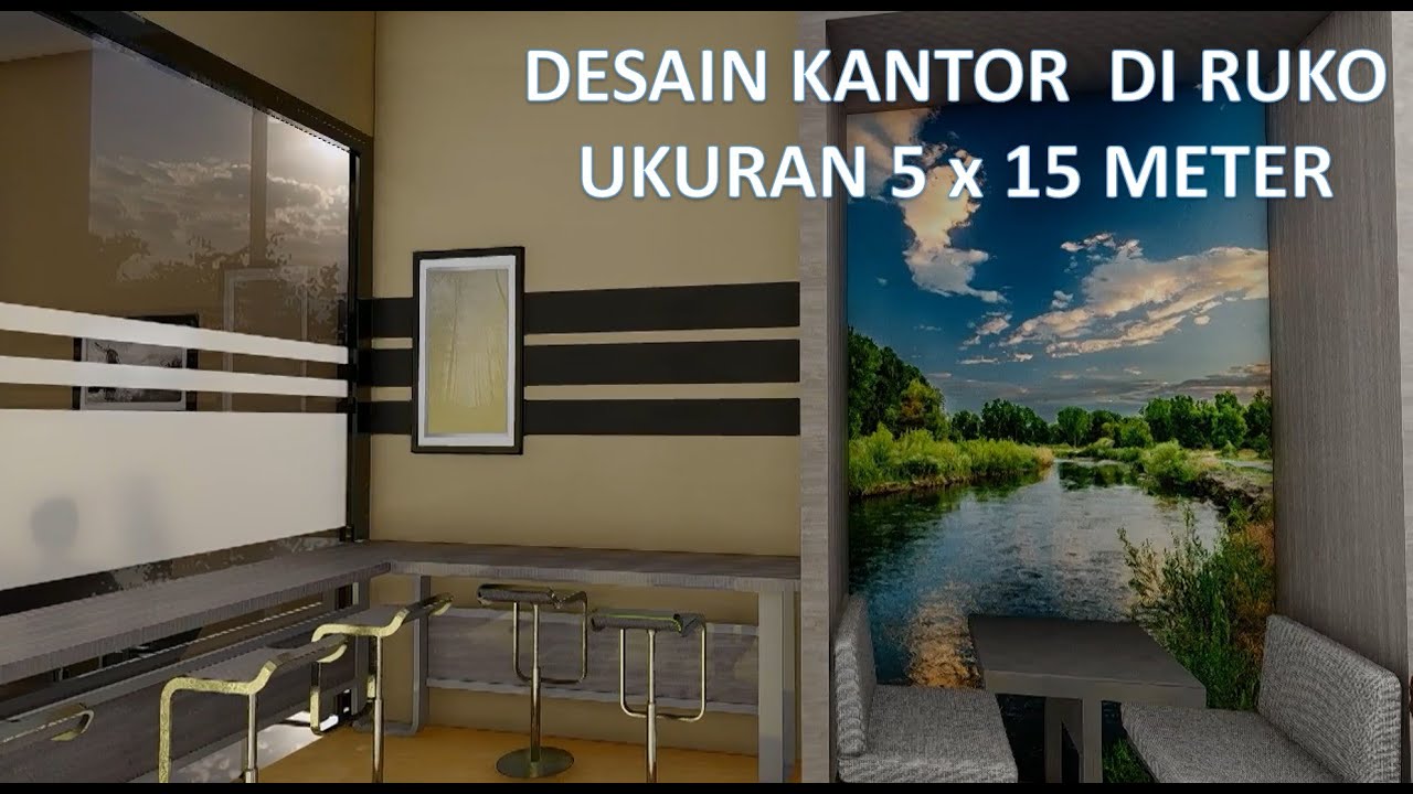 Desain Ruko untuk perkantoran : Lantai 1