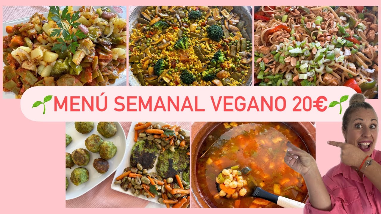 Menú Semanal VEGANO por 20€ #51. Os enseño la COMPRA.
