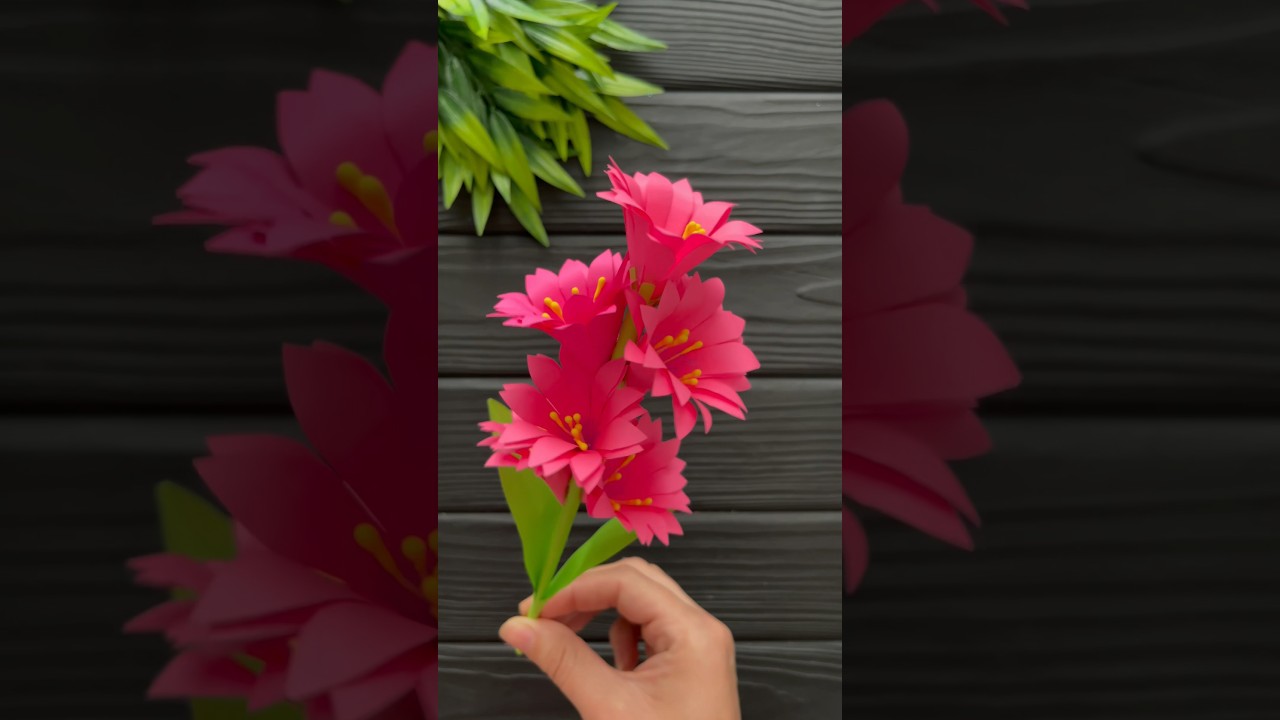 How to Make 3D Paper Flower DIY Ideas Crafts