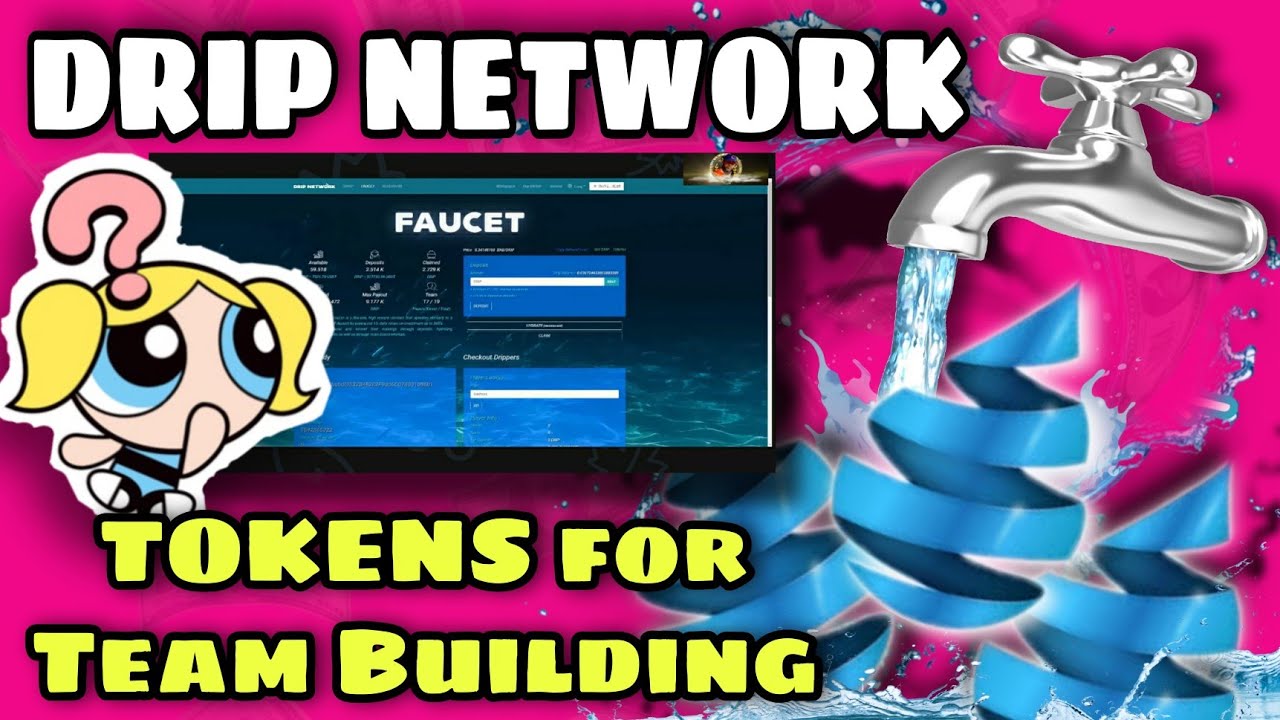 DRIP NETWORK - TOKENS NEEDED BEFORE BUILDING A TEAM🤔