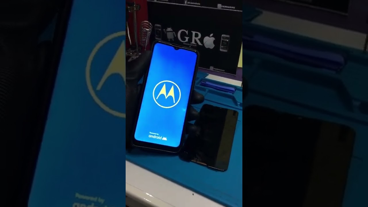 Troca do Display Moto G8 Power Lite 📱✅