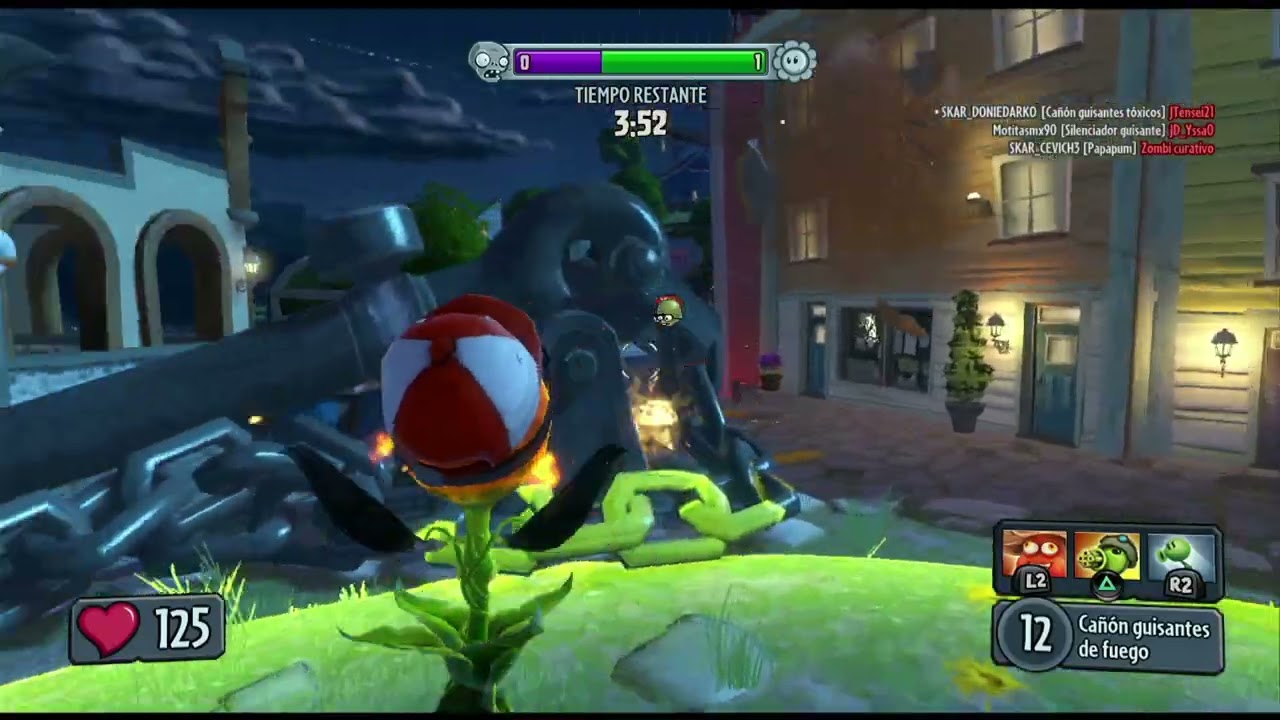 Plants vs Zombies GW Jardines y Cementerios, Carnívora De Fuego, 09 Derrotados
