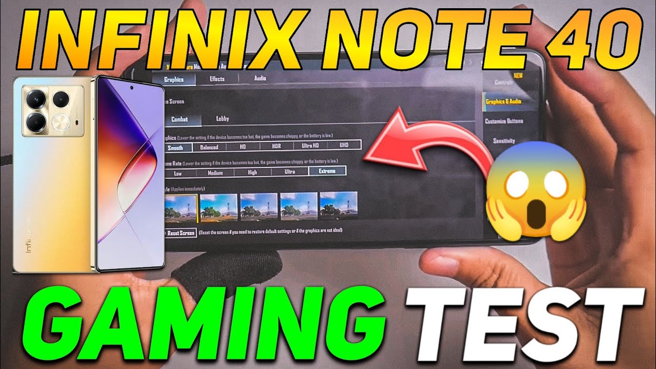 INFINIX NOTE 40 5G BGMI TEST | INFINIX NOTE 40 5G PUBG TEST | DM 7020 PROCESSOR 🥵🔥