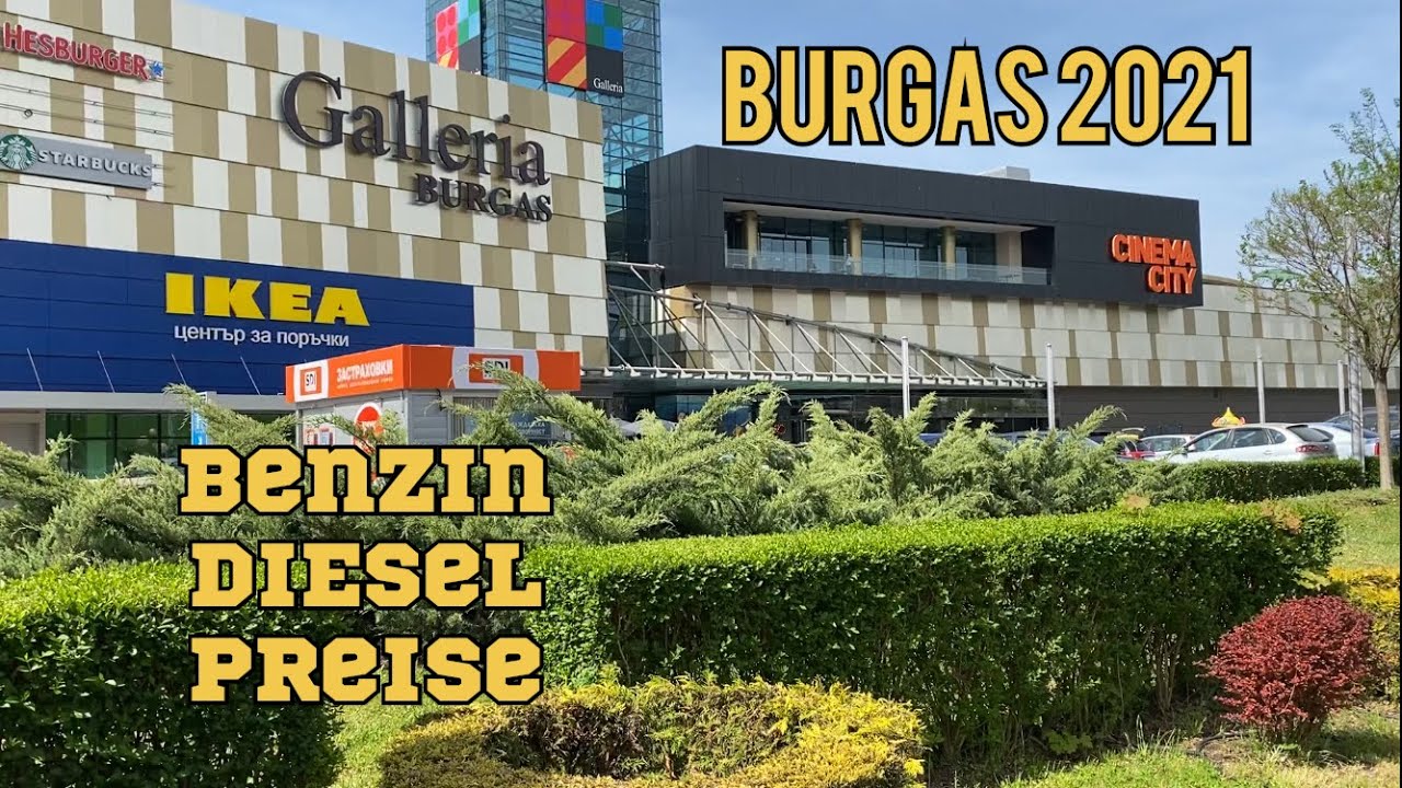 Weg zum Einkaufszentrum Galleria Burgas