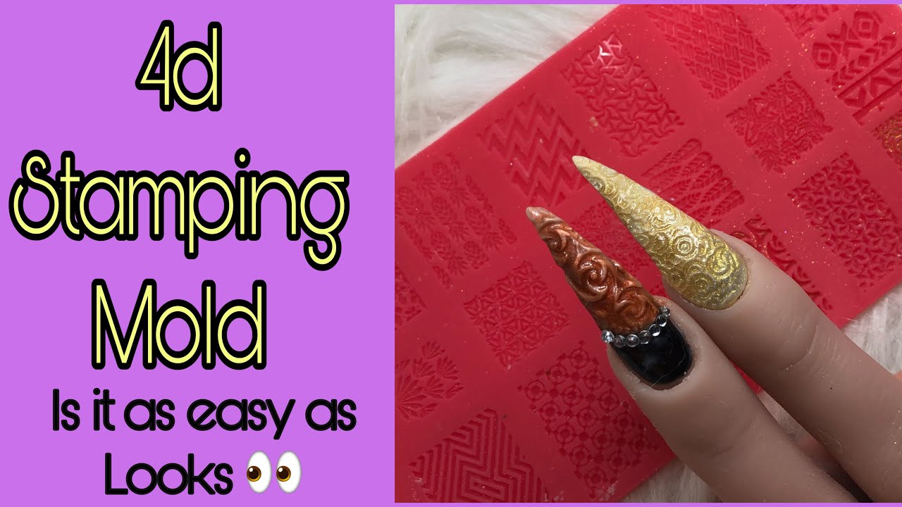 4d stamping mold - nail designs
