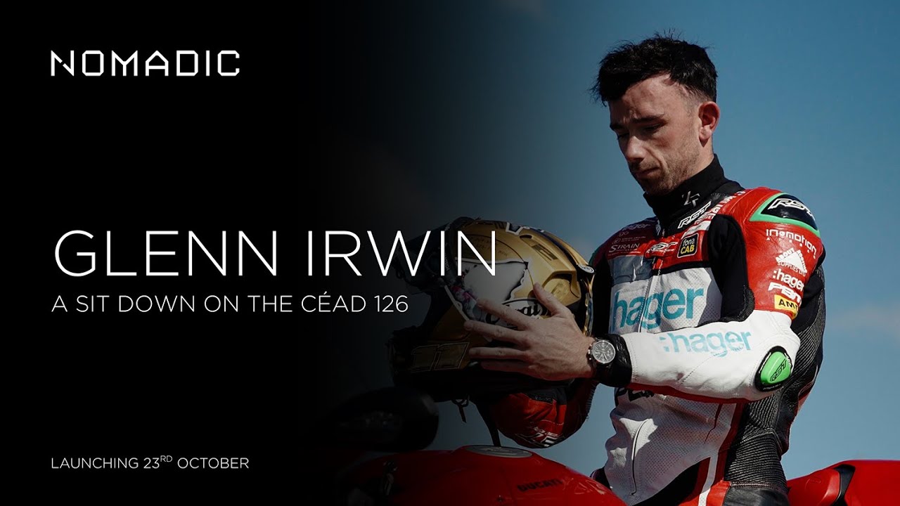 Sit down with Glenn Irwin on our C&eacute;ad 126 | Nomadic Watches