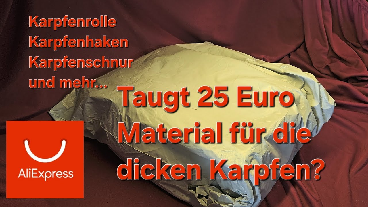 Sensation oder für die Tonne? Karpfen Zeugs von AliExpress. Überraschung...
