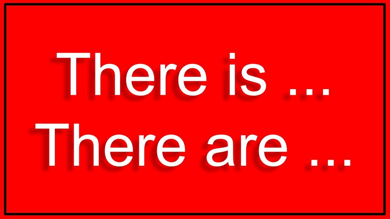 İngilis Dili - there is, there are ...