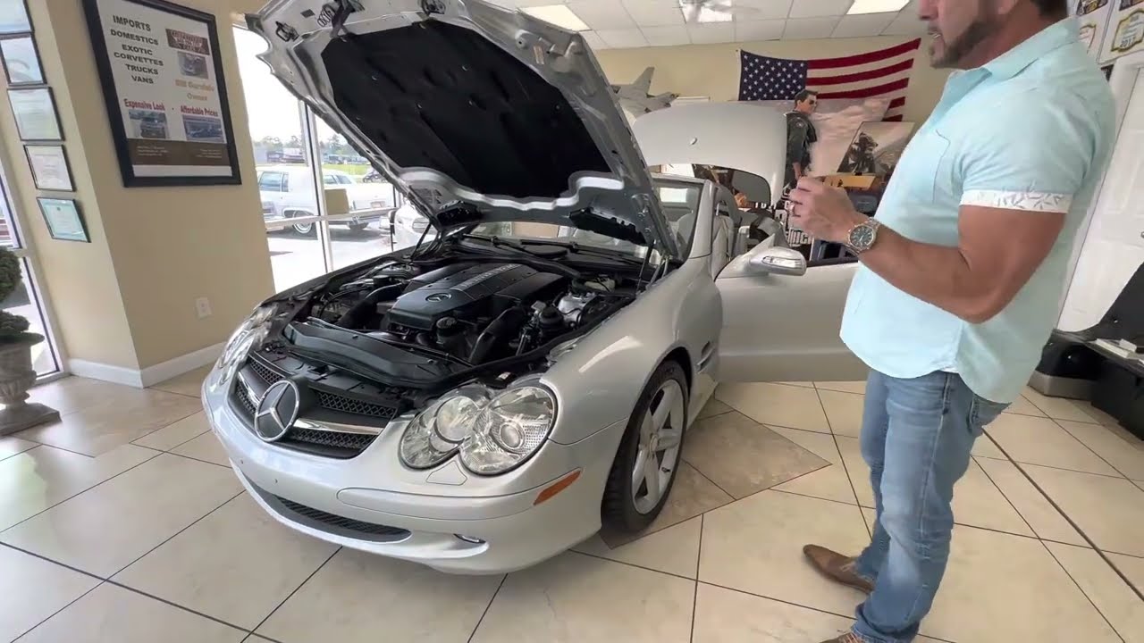 2006 Mercedes SL500 Interior Walk Around!SO SLICK! Only 43,000 ORIGINAL MILES! Not your average SL
