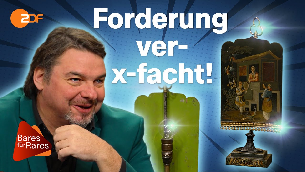 Aus 1850: Blendschirm mit China Motiv weckt wilde Begierde im Händlerraum | Bares für Rares