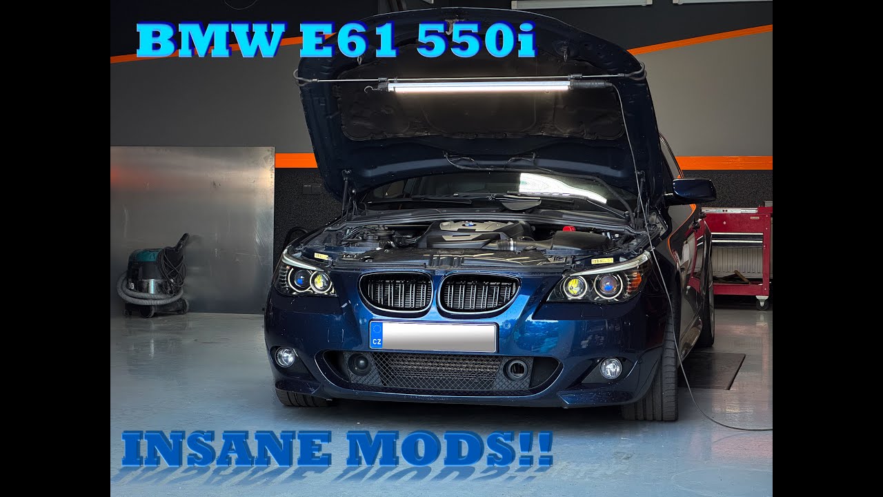 Moje ultimátní BMW E61 550i – HUD, B&O audio, Android, SAT a další!
