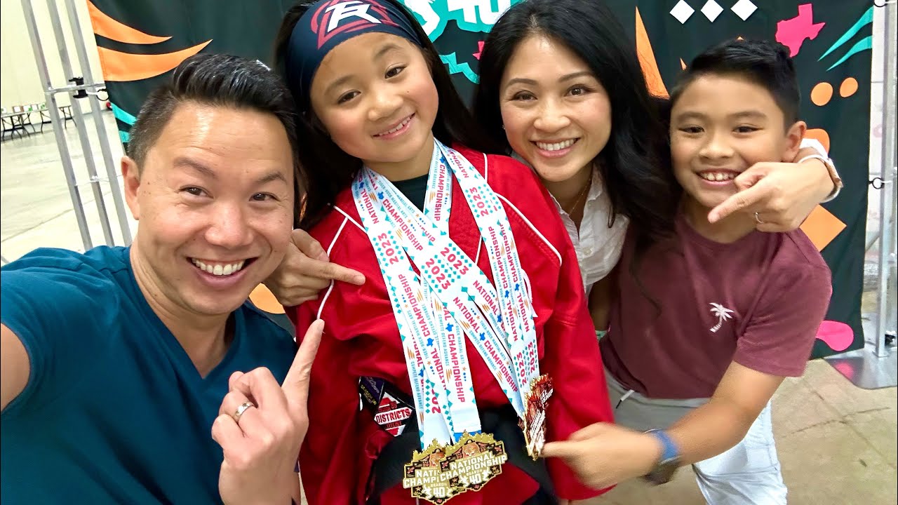 Tiger Rock National Championship 2023: Alyssa Nguyen 8 yrs old Black Belt:  6 Gold Medals, 2 Silver