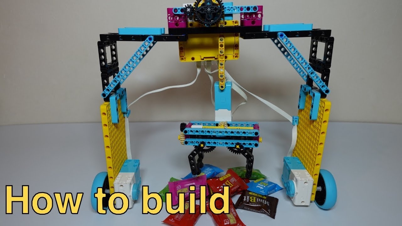 LEGO how to build a claw crane. #spikeprime #lego education #legotechnic