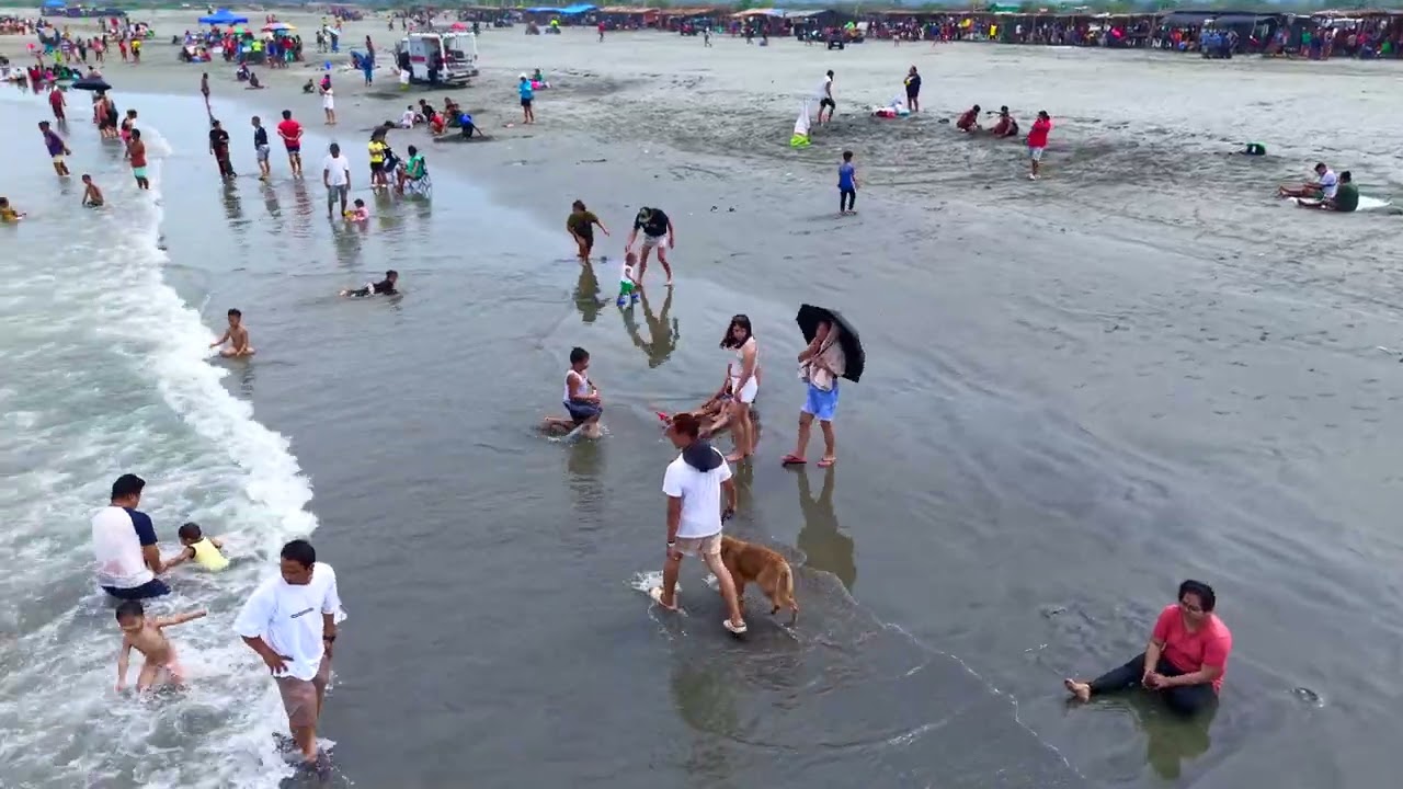 Estanza Beach - Lingayen, Pangasinan #estanzabeach #lingayenpangasinan #dji #djiair3s 