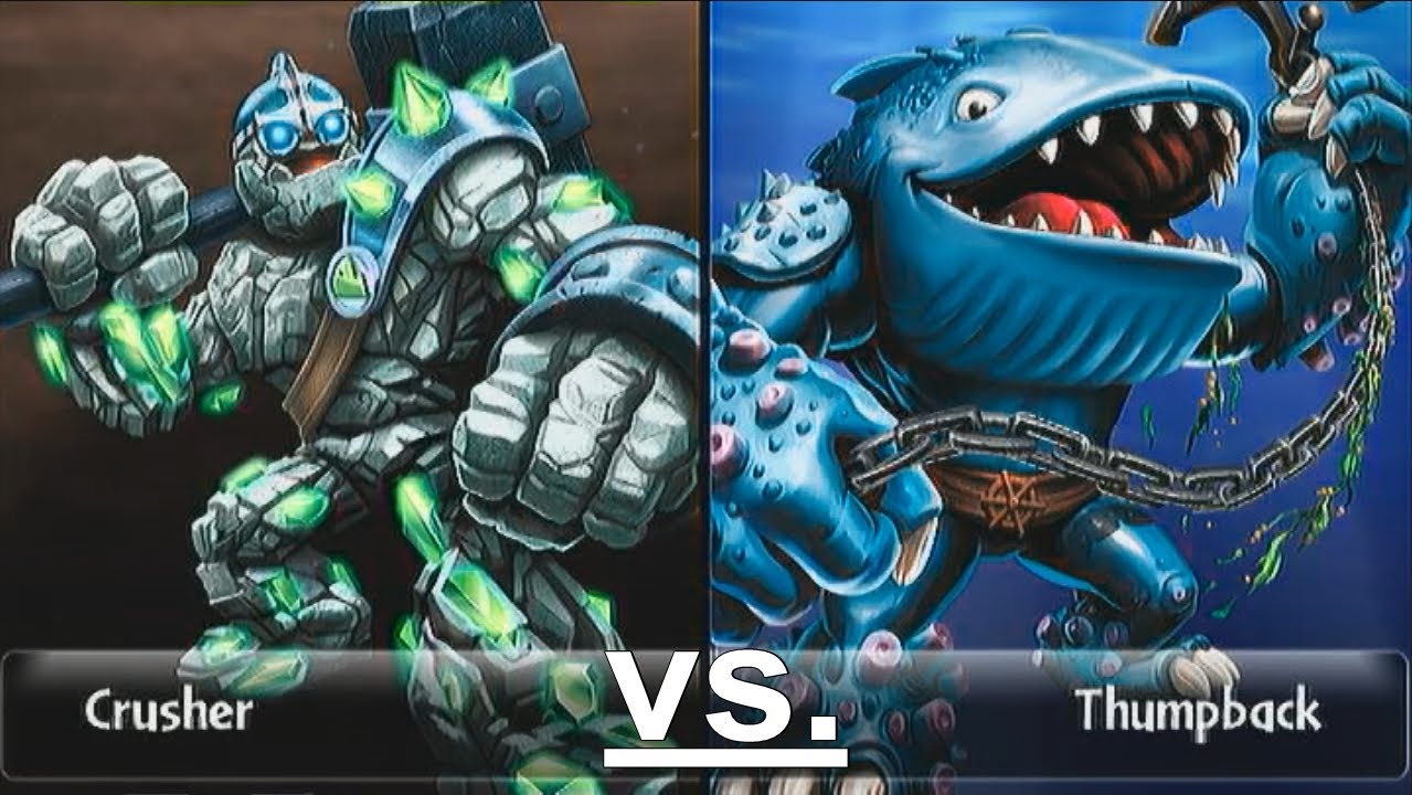 Crusher (12) vs Thumpback (15) Skylanders Giants Duellmodus (German/Deutsch)