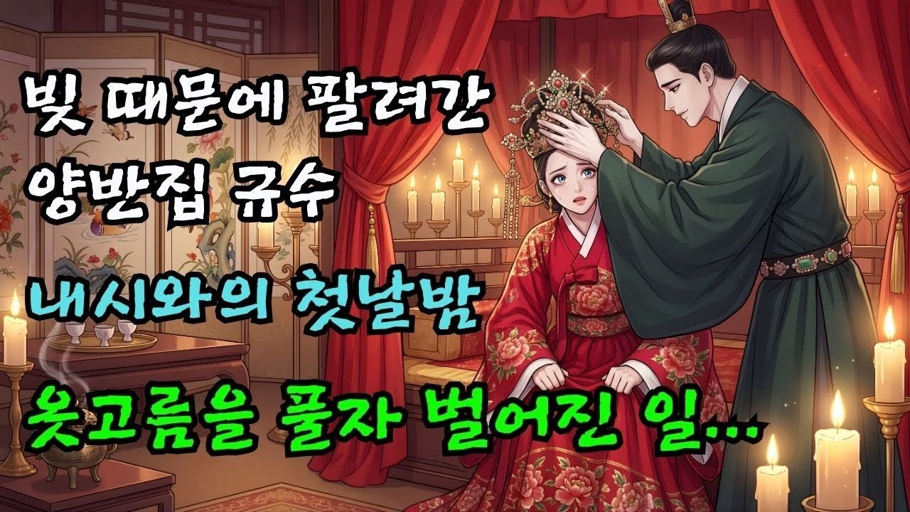 조선 권력자 김내관이 몰락한 가문의 딸을 아내로 맞이한 숨겨진 진짜 이유… 소름 돋는 반전 | 야담·민담·전설·설화·옛날이야기·야사·오디오북