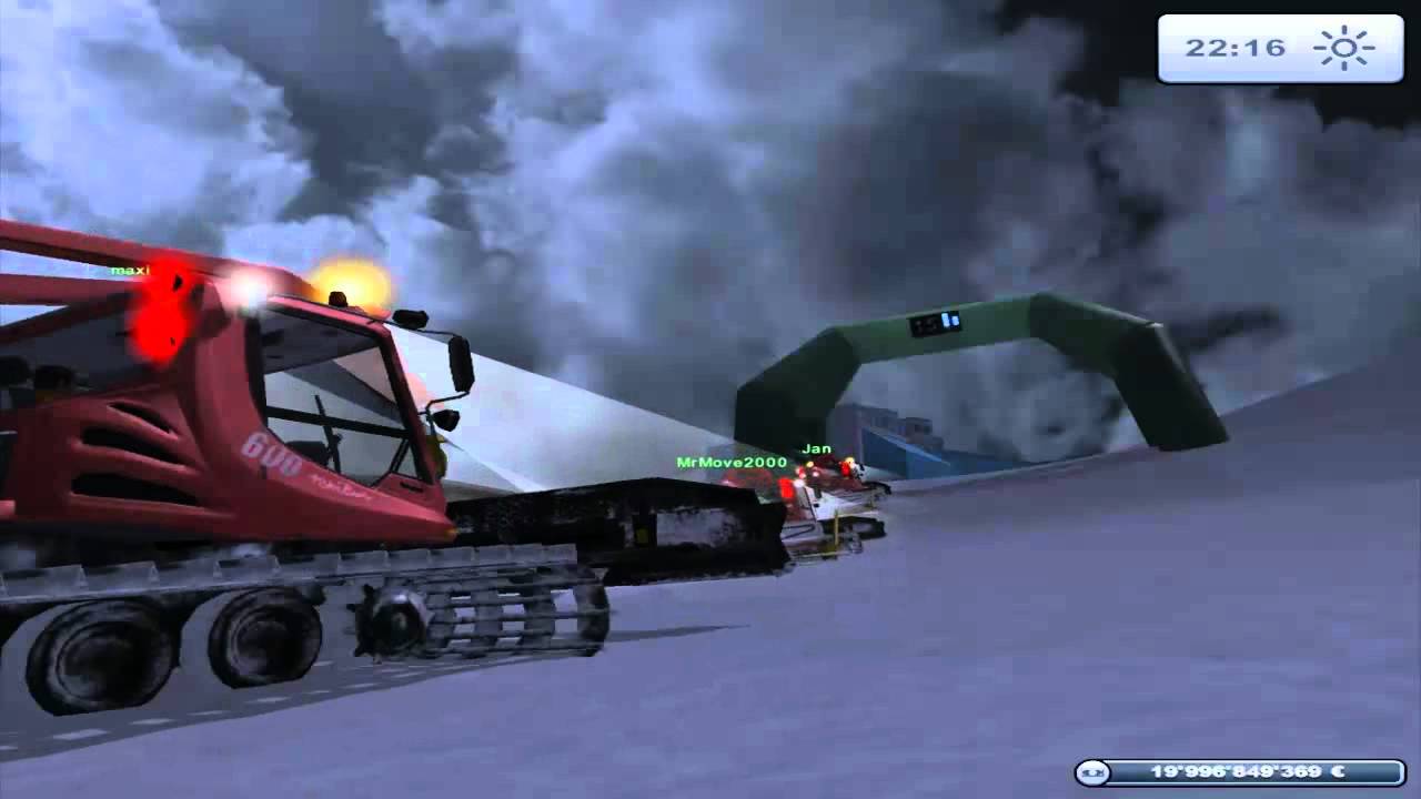Skiregion Simulator 2012 multiplayer Pisten planieren