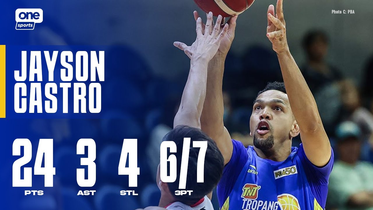 Jayson Castro 24 PTS in Game 1 vs Rain or Shine 🔥 | PBA SEASON 49 COMMISSIONER&rsquo;S CUP | HIGHLIGHTS