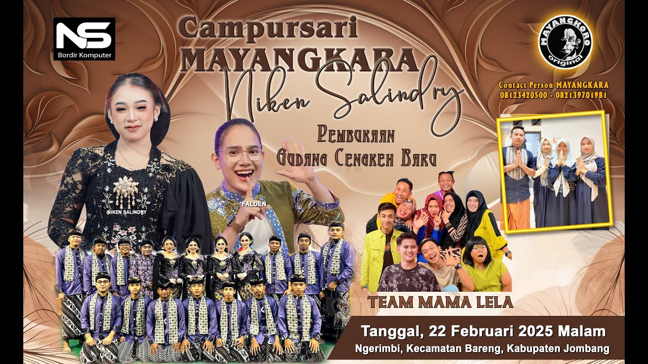 Live NIKEN SALINDRY - FALDEN - TEAM MAMA LELA  - CAMPURSARI MAYANGKARA Ngrimbi Bareng Jombang