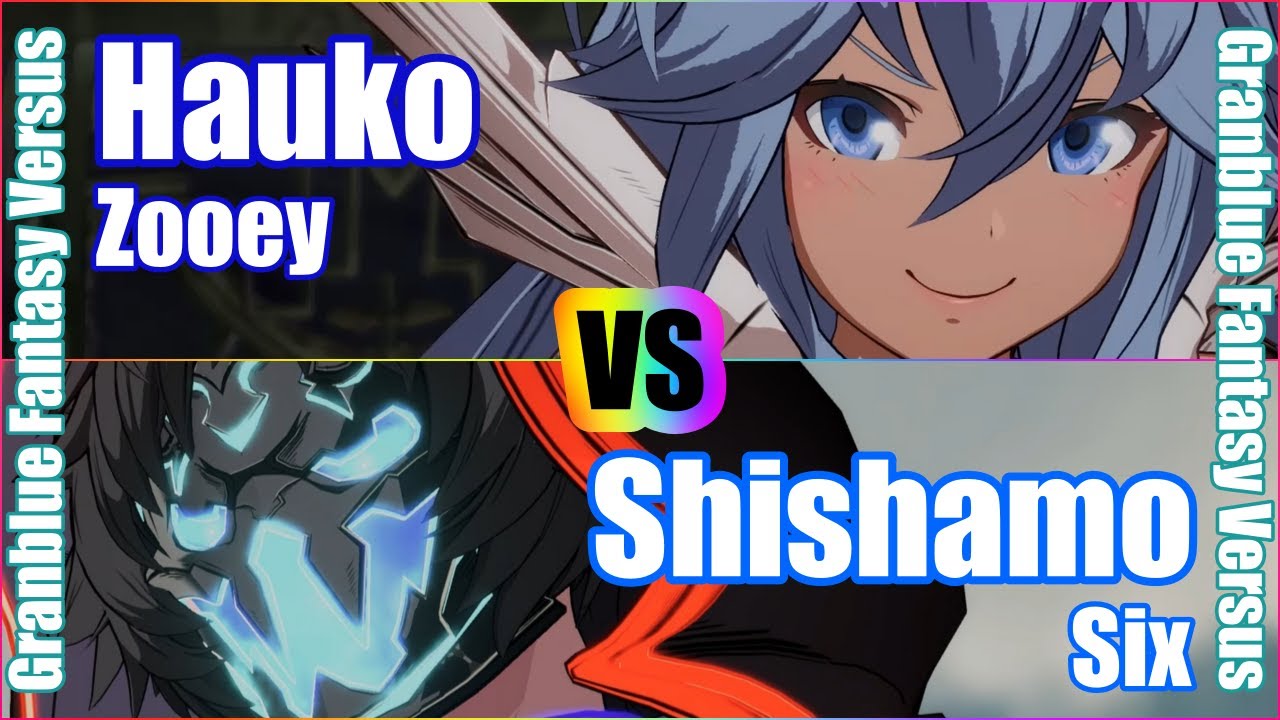 [GBVS] (4K) Granblue Fantasy Versus Rank match  Hauko (Zooey) vs Shishamo (Six)