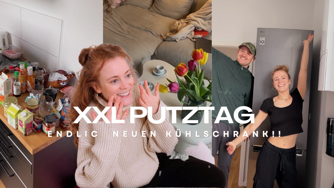 XXL - Küchenputz 🫧🧼✨ Wir haben endlich unseren Traum-Kühlschrank!!!