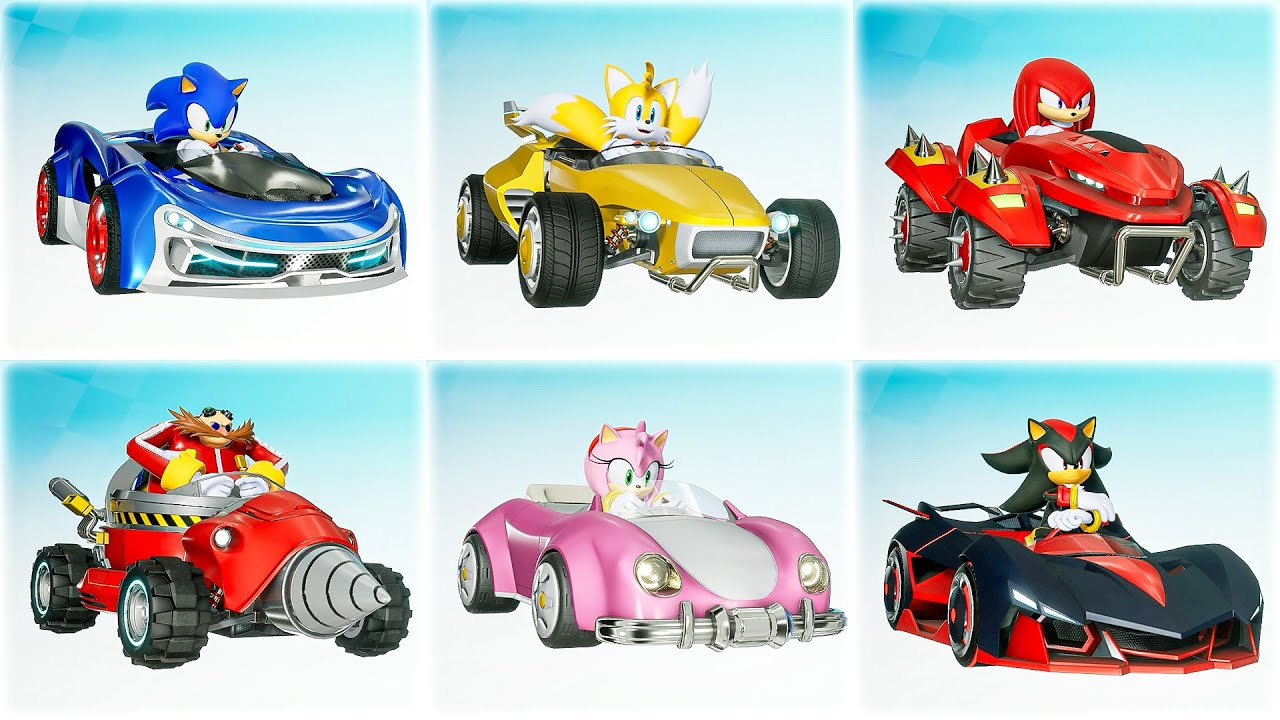 Sonic Racing CrossWorlds - All Characters, Cars & Customizations (Beta)