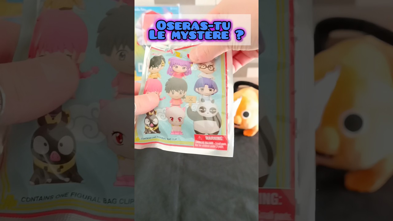 Qui se cache dans ce bag clip mystère Ranma 1/2 ? 👀 