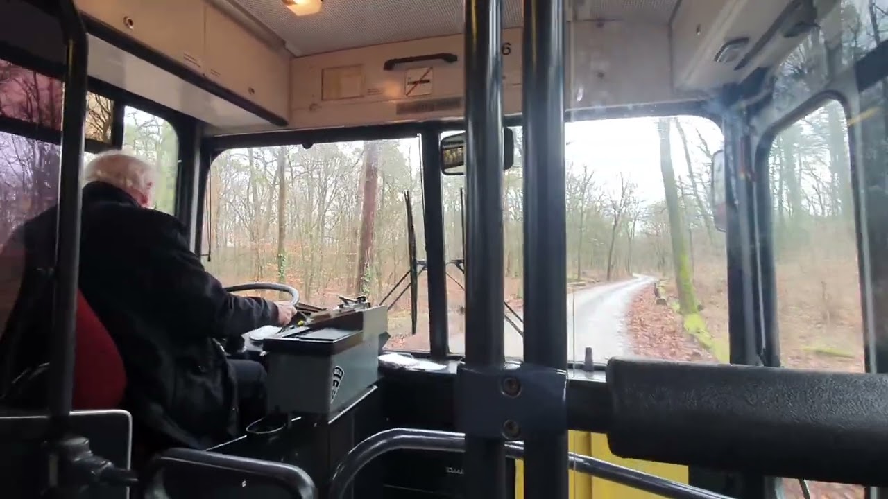 Front Seat Ride On Berlin MAN SL200 Vintage Bus | Traditionsbus Route 218