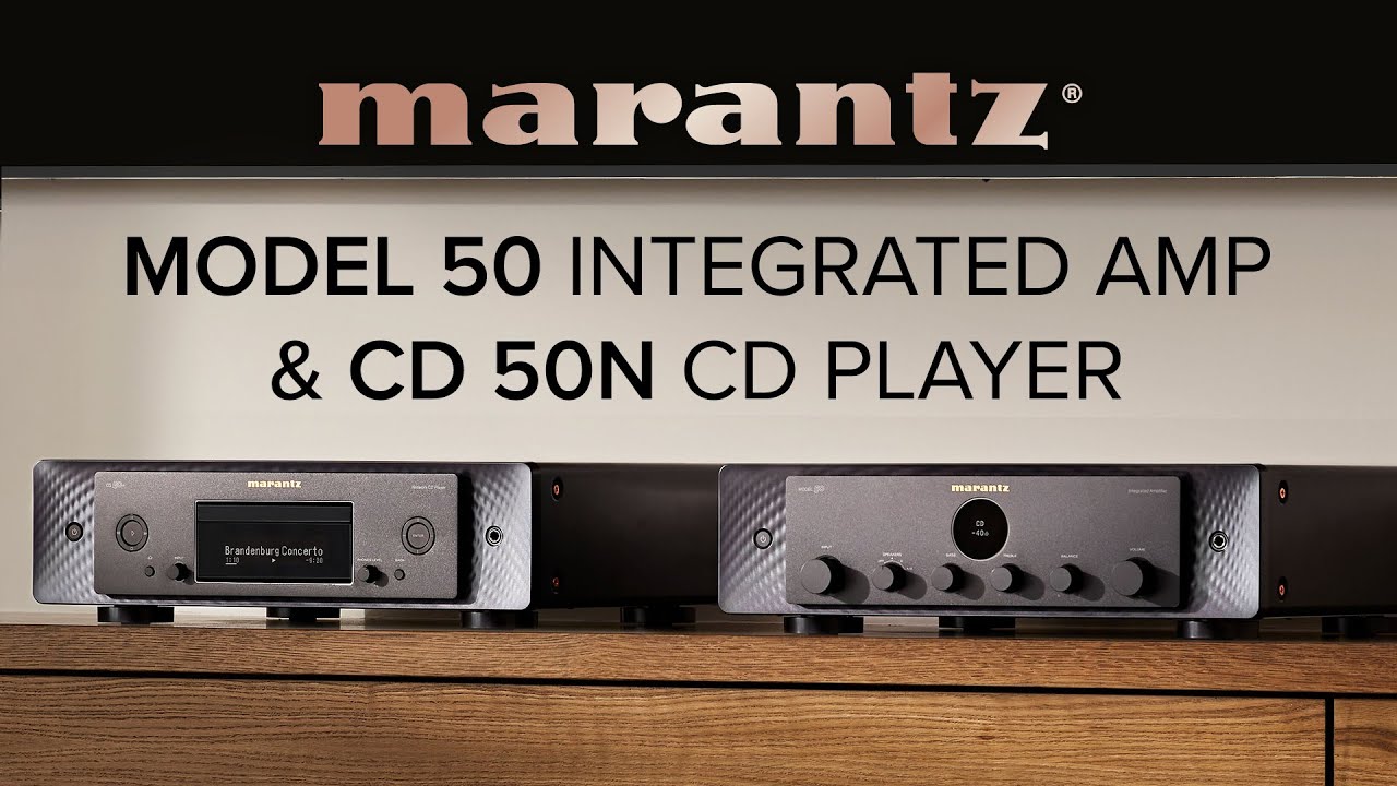 Интегральный усилитель Marantz Model 50 и CD-плеер/музыкальный стример CD50n — ТЕПЛЫЙ и естествен...