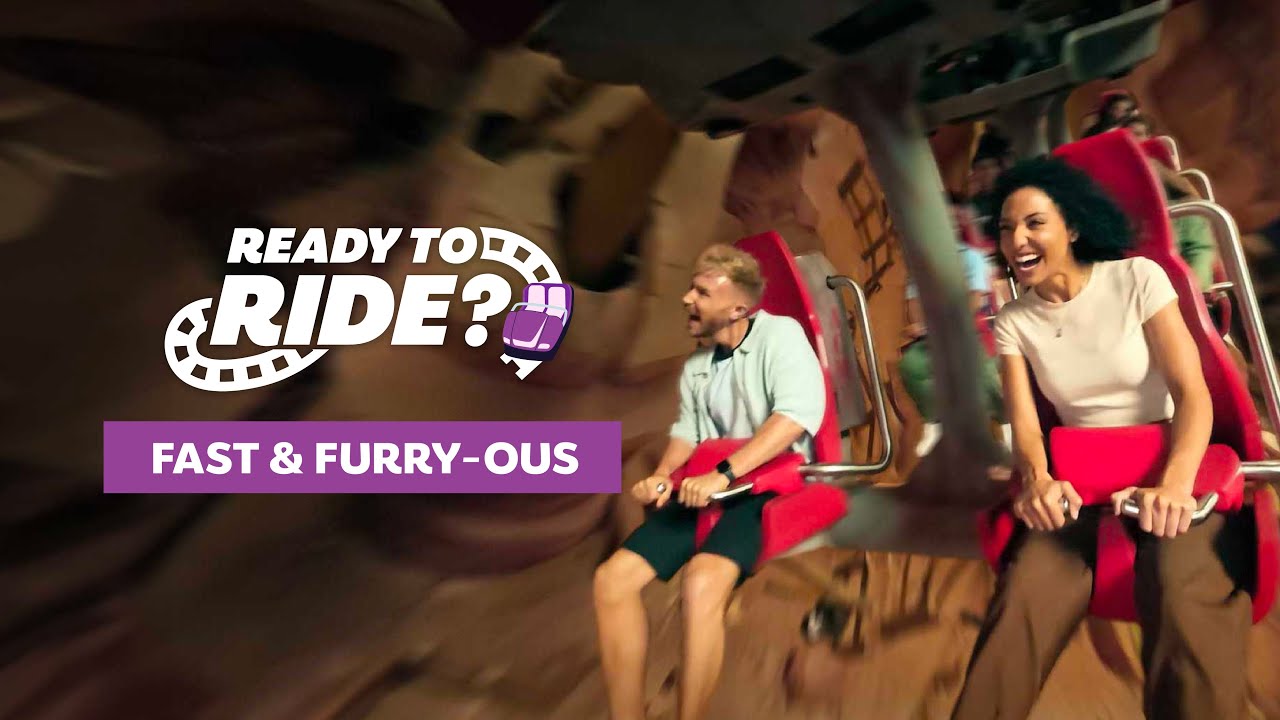Blast Through Canyons! Fast And Furry-ous at Warner Bros. World Yas Island | Ready To Ride