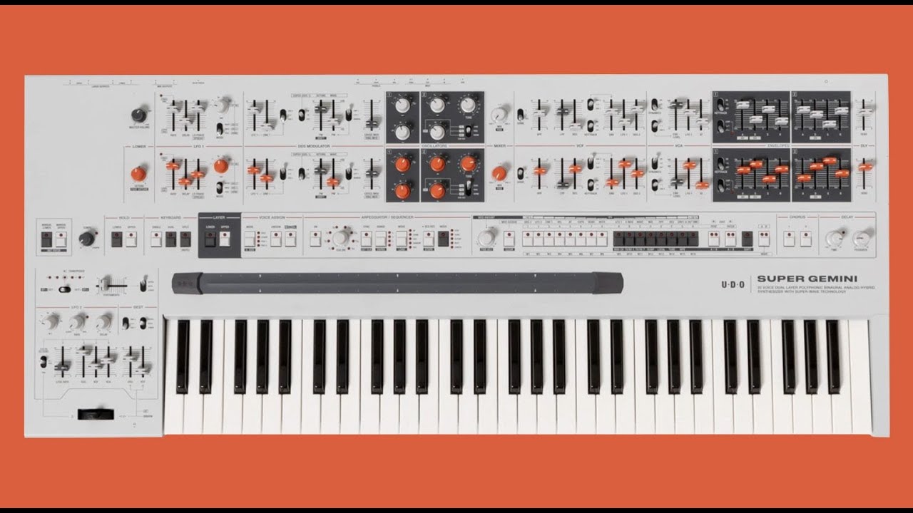 U.D.O SUPER GEMINI SOUND DESIGN FROM SCRATCH