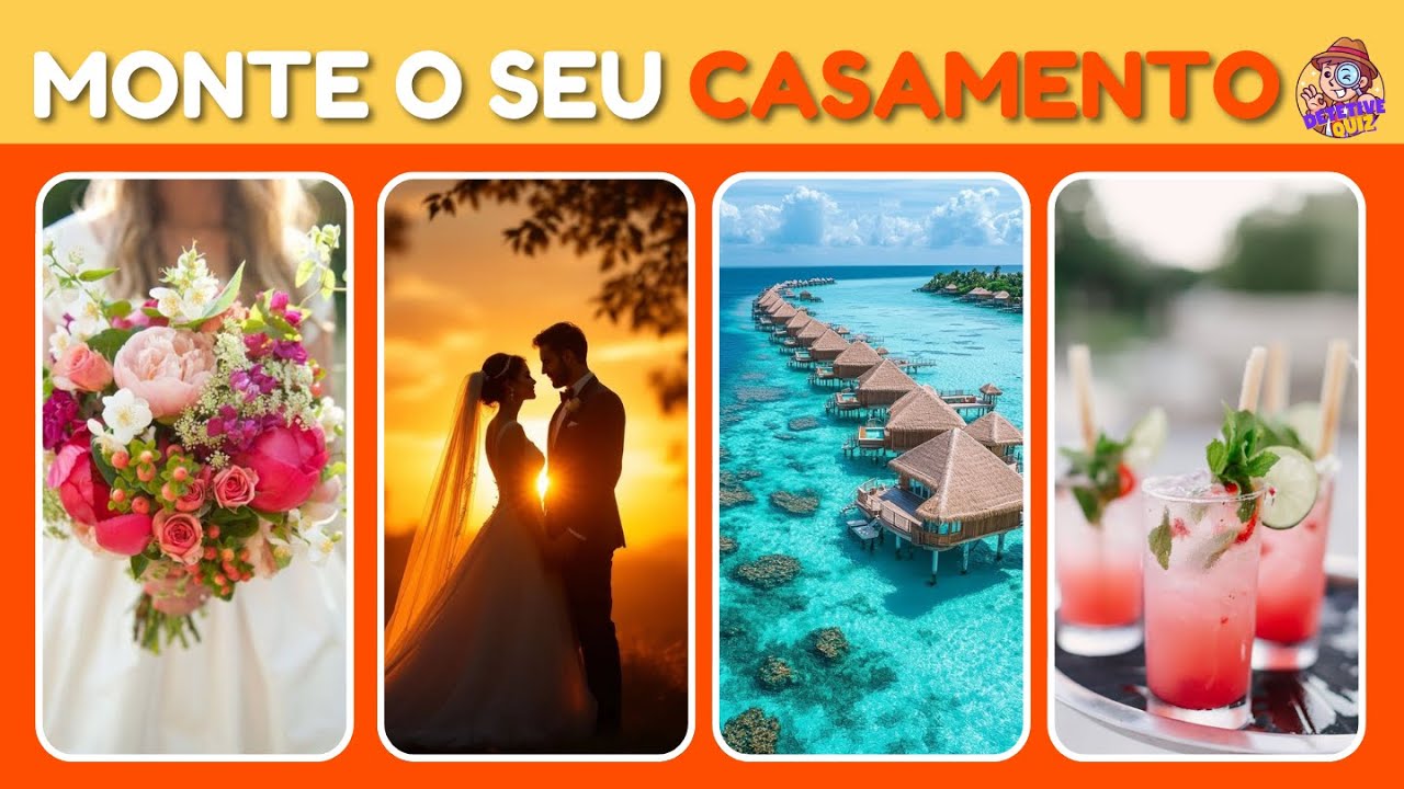 Monte o seu casamento dos sonhos 👰💒