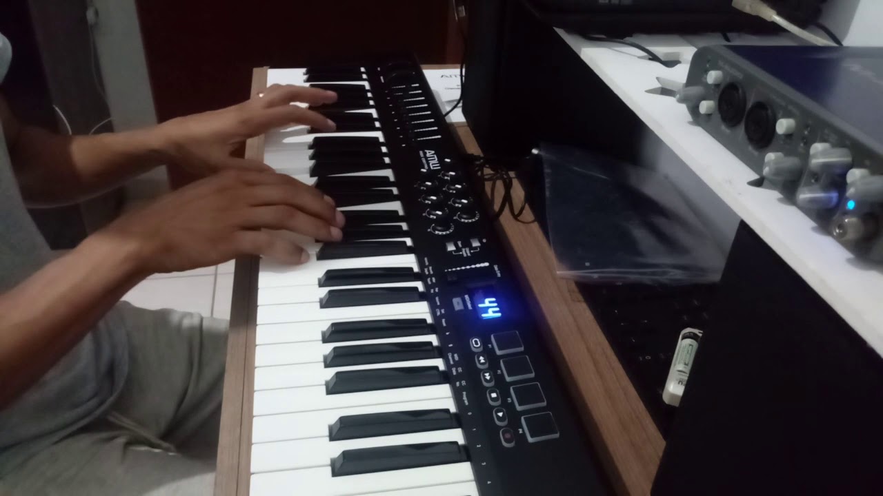 CONTROLADOR AMW P61X TECLADO MIDI TESTE PART 1