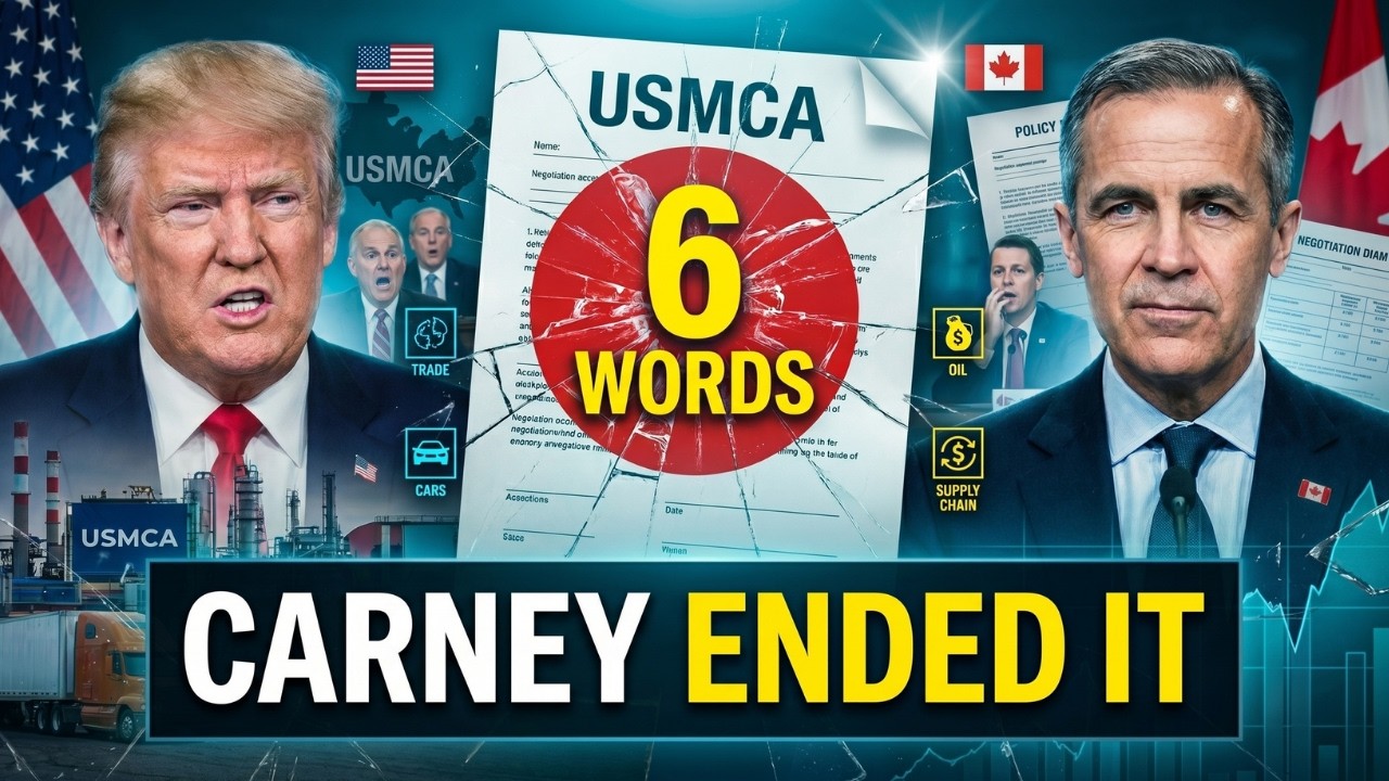 Trump Said He'd Rather Have No USMCA - Carney's 6 Words Ended That Conversation