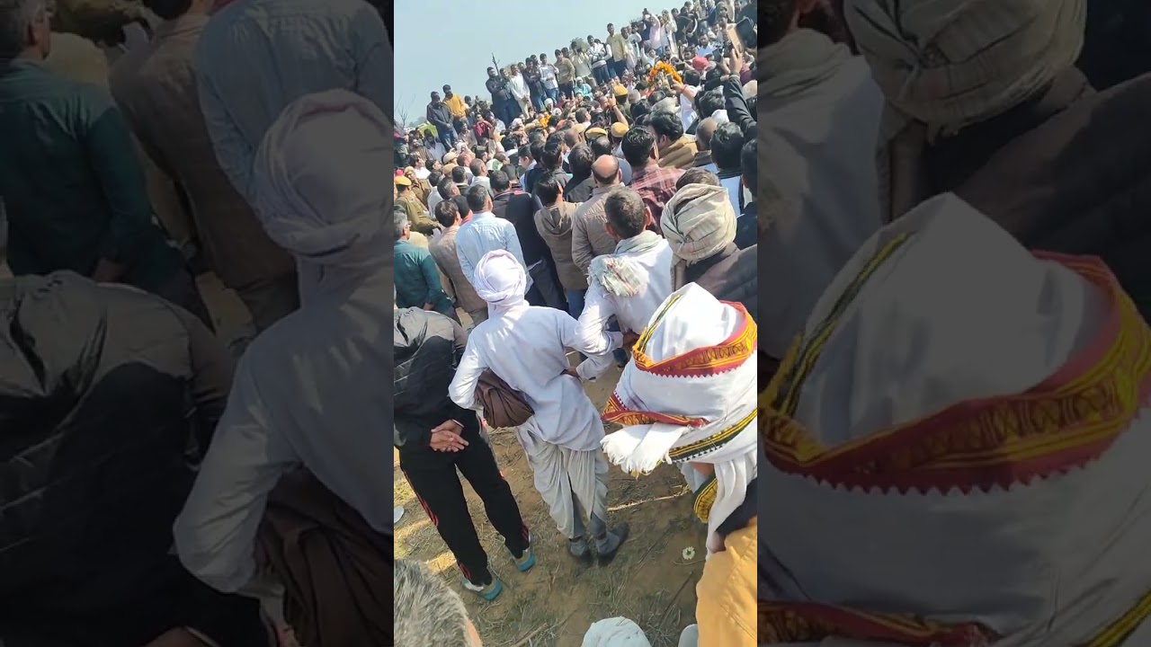 श्रीमान जवाहर सिंह bedamजी पूर्व कैबिनेट मंत्री श्री हेमसिंह भडाना जीकेअंतिम संस्कार में शामिल हुये 