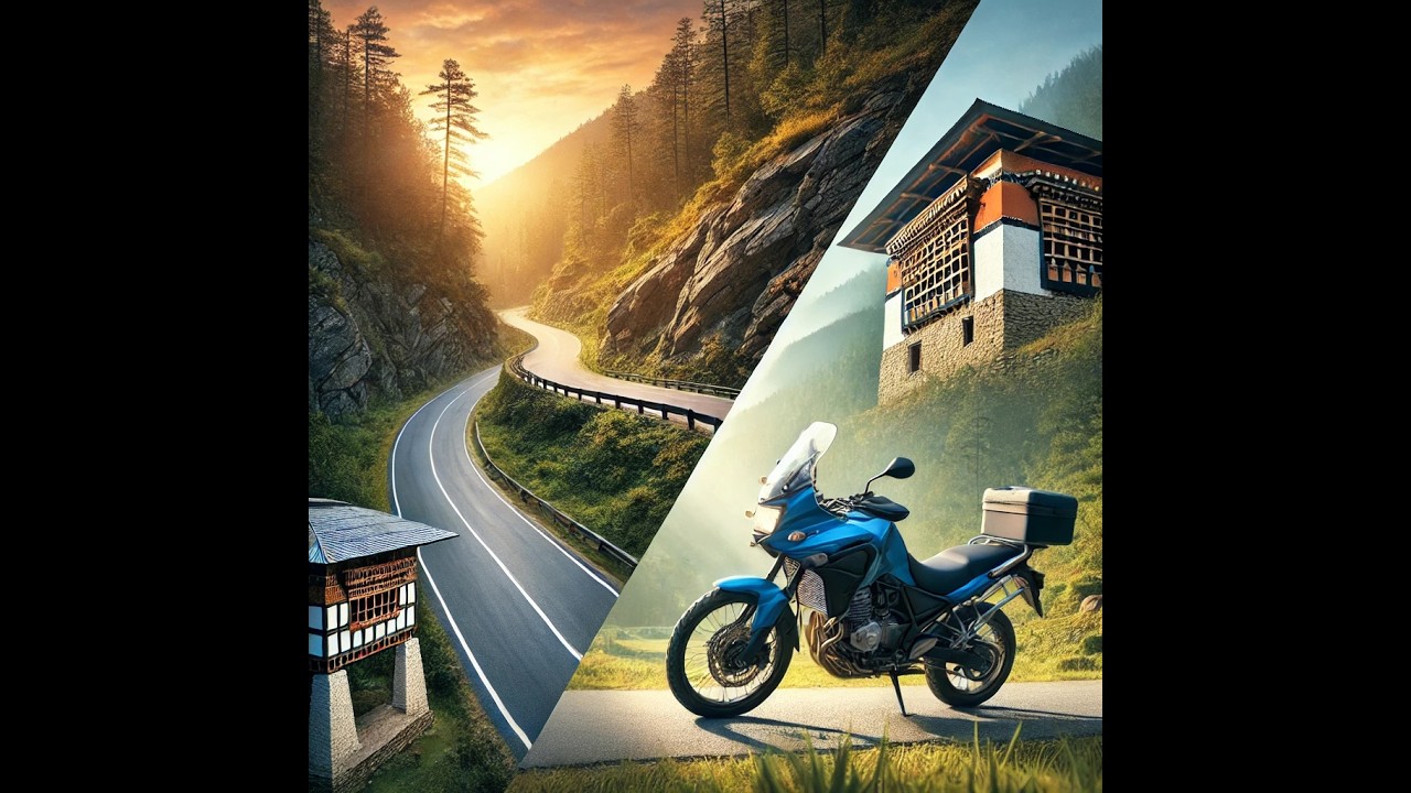 Chasing the Sunrise to Thimphu | Early Morning Motorcycle Ride in Bhutan