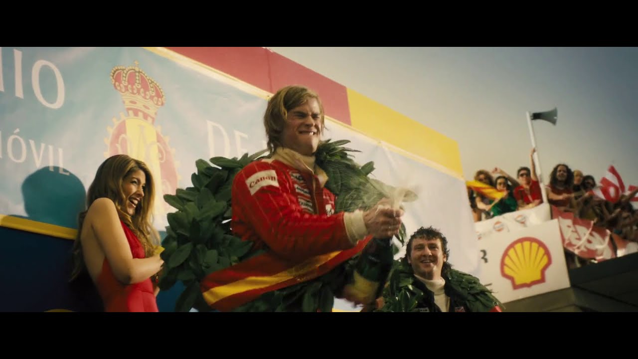 RUSH (2013) | Hunt wins in Spain (but McLaren disquolified and redesigns the car) | Kinoman